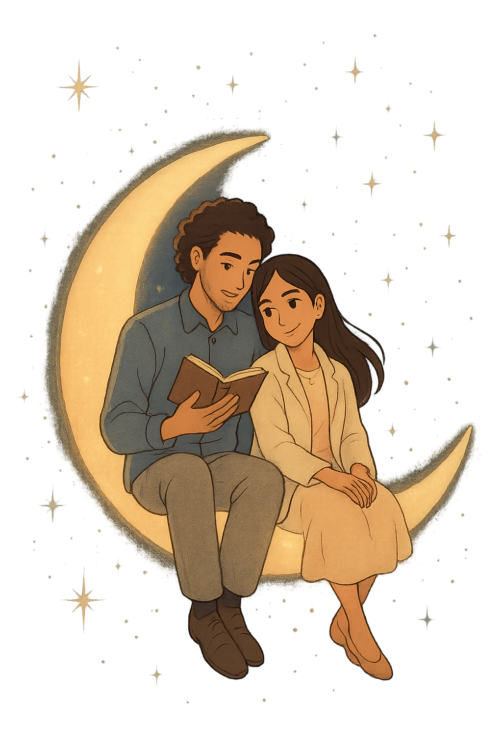 Us on the moon